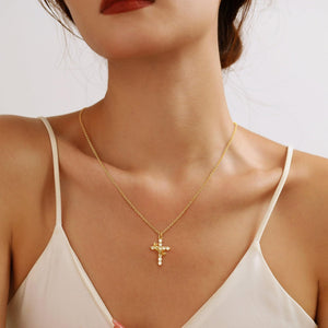 Crown Cross Necklace
