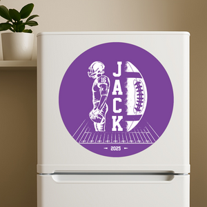 Custom Name American Football Personalized Sticker/Decal