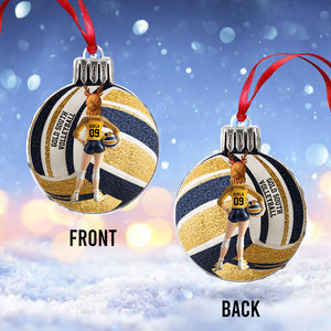 Love Volleyball - Personalized Volleyball Ornament