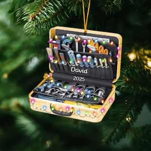 Personalized Electrician Christmas Ornament, Gift for Electrician