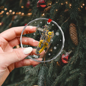 Keeping the Lights On - Lineman Outfit Personalized Christmas Ornament, Gift For Lineworker