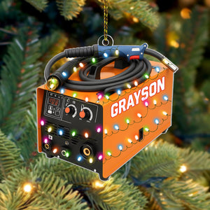 Personalized Welder Ornament,Welding Tool Ornaments for Christmas Tree