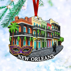 Personalized Christmas Gift - Iconic Destinations Ornament