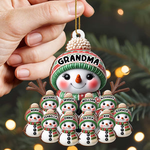 Create A Warm Holiday Decoration With Snowman, Custom Wood Ornament