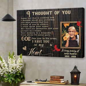 Personalized Canvas Prints, Custom Photo And Name, Memorial Gift, Sympathy Gifts, Remembrance Gifts, Remembrance Gifts