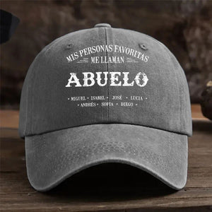 Mis Personas Favoritas Me Llaman - Personalized cap
