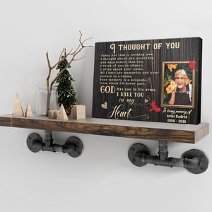 Personalized Canvas Prints, Custom Photo And Name, Memorial Gift, Sympathy Gifts, Remembrance Gifts, Remembrance Gifts