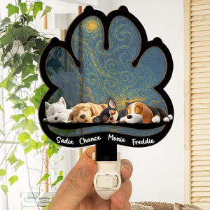 Lay Here With Me - Personalized Custom Wood And Acrylic Night Light