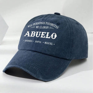 Mis Personas Favoritas Me Llaman - Personalized cap