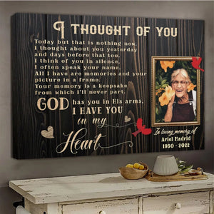 Personalized Canvas Prints, Custom Photo And Name, Memorial Gift, Sympathy Gifts, Remembrance Gifts, Remembrance Gifts