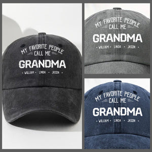 Mis Personas Favoritas Me Llaman - Personalized cap