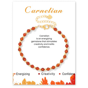 4mm healing stone beaded bracelet