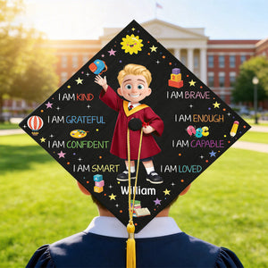 Custom Preschool Kindergarten Graduation - Personalized Graduation Cap Topper