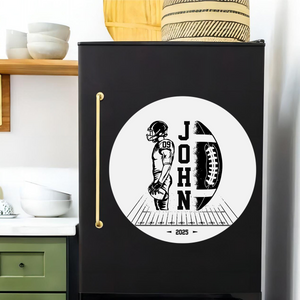 Custom Name American Football Personalized Sticker/Decal