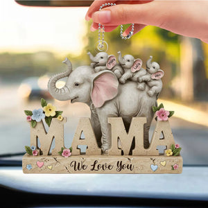 We Love You - Personalized Mother Acrylic Ornament