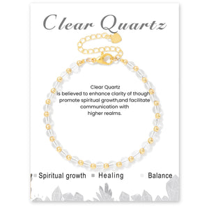 4mm healing stone beaded bracelet