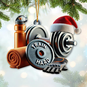 Custom Name Gym Personalized Acrylic Ornament Gymnastics Christmas Gift