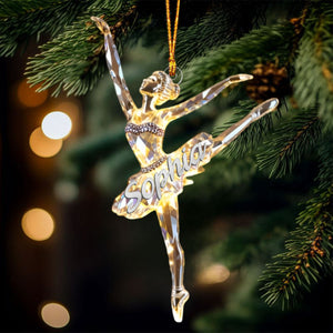 Charming Ballet Ornament Personalized Gifts For Ballerina
