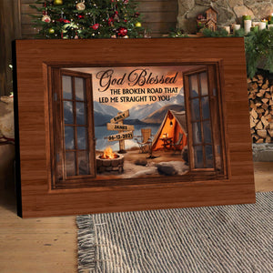 My Favorite Place In All The World Is Next To You Personalized Canvas