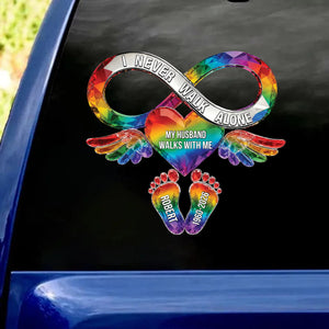 Memorial Gift For Loss Of Loved One โ Personalized Decal "Your Love Still Rides Beside Me Every Day"