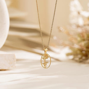 Personalized Birthflower Necklace