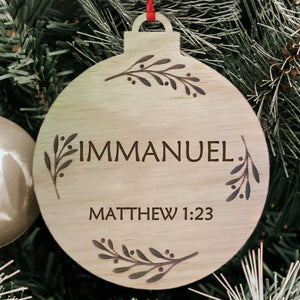 Personalized Names of Jesus Ornament