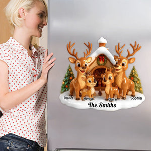 Reindeer Family - Personalized Decal