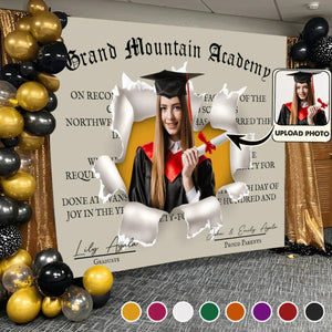 Photos Custom-Personalized Graduation Wall Tapestry