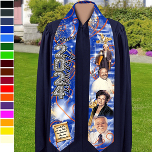 In Loving Memory - Personalized Graduation Sashes And Stoles