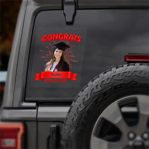 Proud Graduate? Show Them Off – Personalized Custom Photo Car Decal for Class of 2026