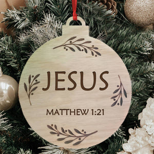 Personalized Names of Jesus Ornament