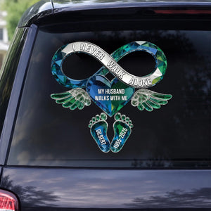 Memorial Gift For Loss Of Loved One โ Personalized Decal "Your Love Still Rides Beside Me Every Day"