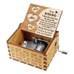 My Love For You Is Forever - Personalized Hand Crank Music Box
