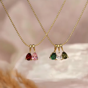 Custom Birthstone Necklace, Anniversary Family Gift for Mom, Bridal Gift for Grandma, Mothers Day Gift for Her