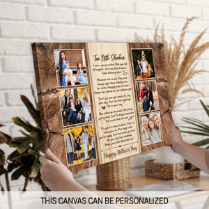 Meaningful Poem Gift For Mom, Custom Photo Canvas