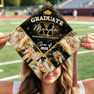 Personalized Custom Name Graduation Cap Topper Class Of 2026 - Decorations For Grad Cap
