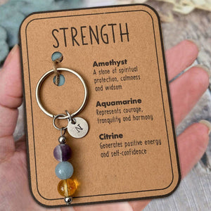 Personalized Crystal Keyring Gift For New Beginnings