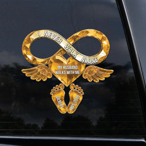 Memorial Gift For Loss Of Loved One โ Personalized Decal "Your Love Still Rides Beside Me Every Day"