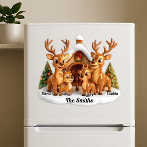 Reindeer Family - Personalized Decal