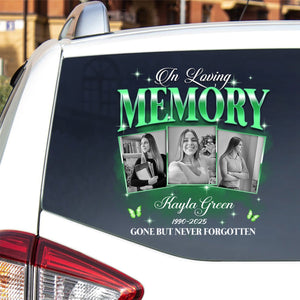 Custom Photo In Loving Memory Sympathy Gift Loss Of Loved One - Personalized Photo Memorial Decal