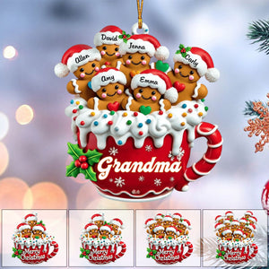 Merry Christmas - Personalized Family Ornament