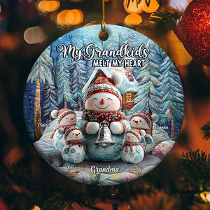 Sweet Grandma β Personalized Merry Christmas Ornament