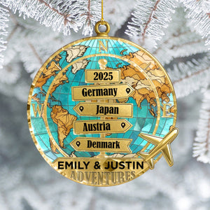 Sea Glass Destination Of All Year - Personalized Custom Shape Ornament