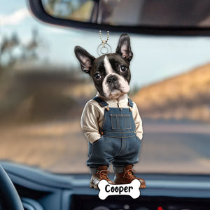 Personalized Photo Cute Dog Cat Acrylic Ornament Gift For Dog Lovers Cat Lovers