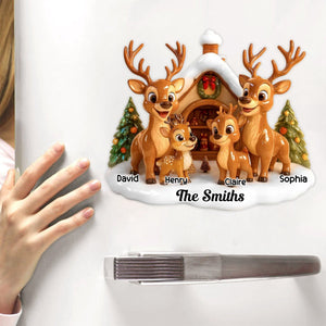 Reindeer Family - Personalized Decal