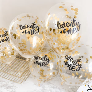 Personalized Sequined Balloons Birthday Party Decorations