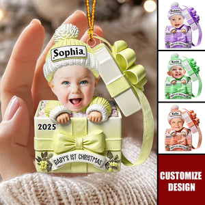 Gift Box Baby - Personalized Acrylic Ornament