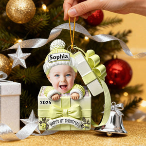 Gift Box Baby - Personalized Acrylic Ornament
