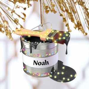 Personalized Painter Christmas Ornament, Gift for Artists