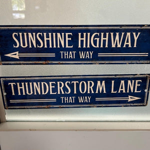 Custom Text Sign, Personalized Metal Sign